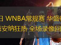 06月04日 WNBA常規(guī)賽 華盛頓神秘人vs印第安納狂熱 全場錄像回放